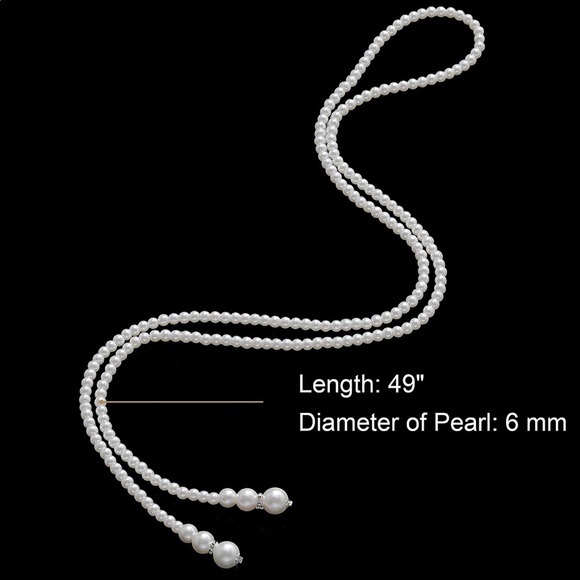 Faux Pearl Necklace - Picture 3 of 3